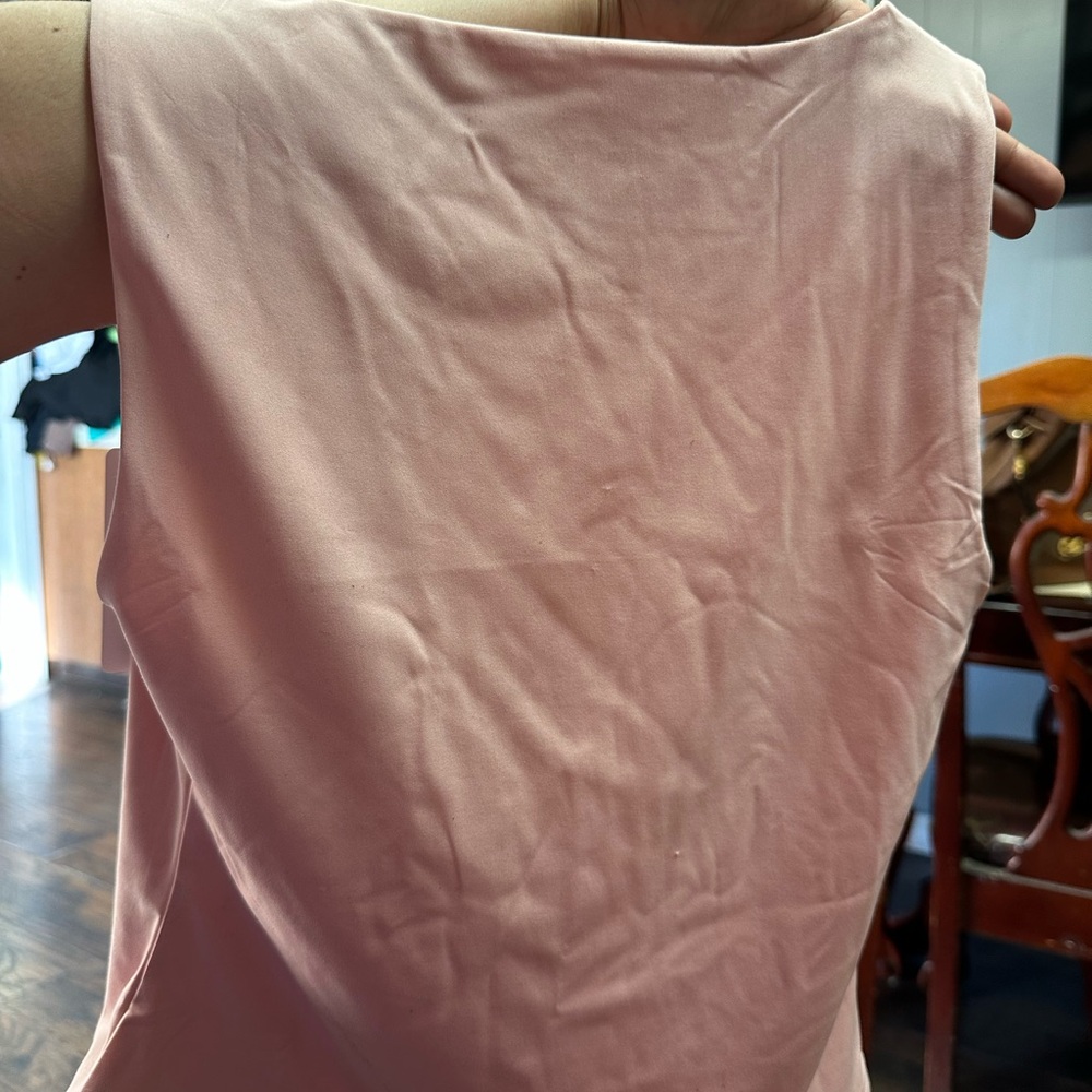 REORIA U-Neck Adjustable Tie-Front Crop Top Soft Sexy Sleeveless Tops <<301>>> - Picture 7 of 7